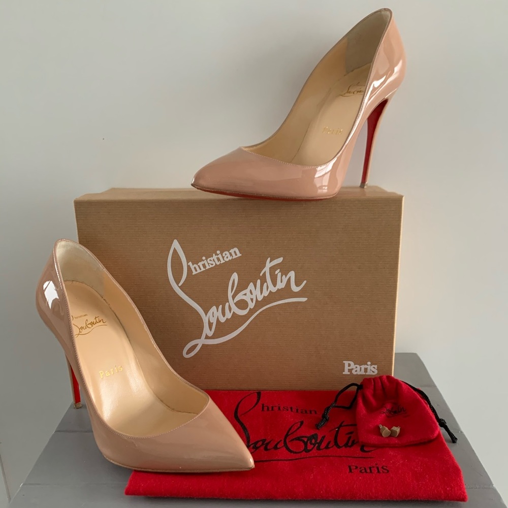 Christian Louboutin Pigalle Follies Nude Pump 37.5